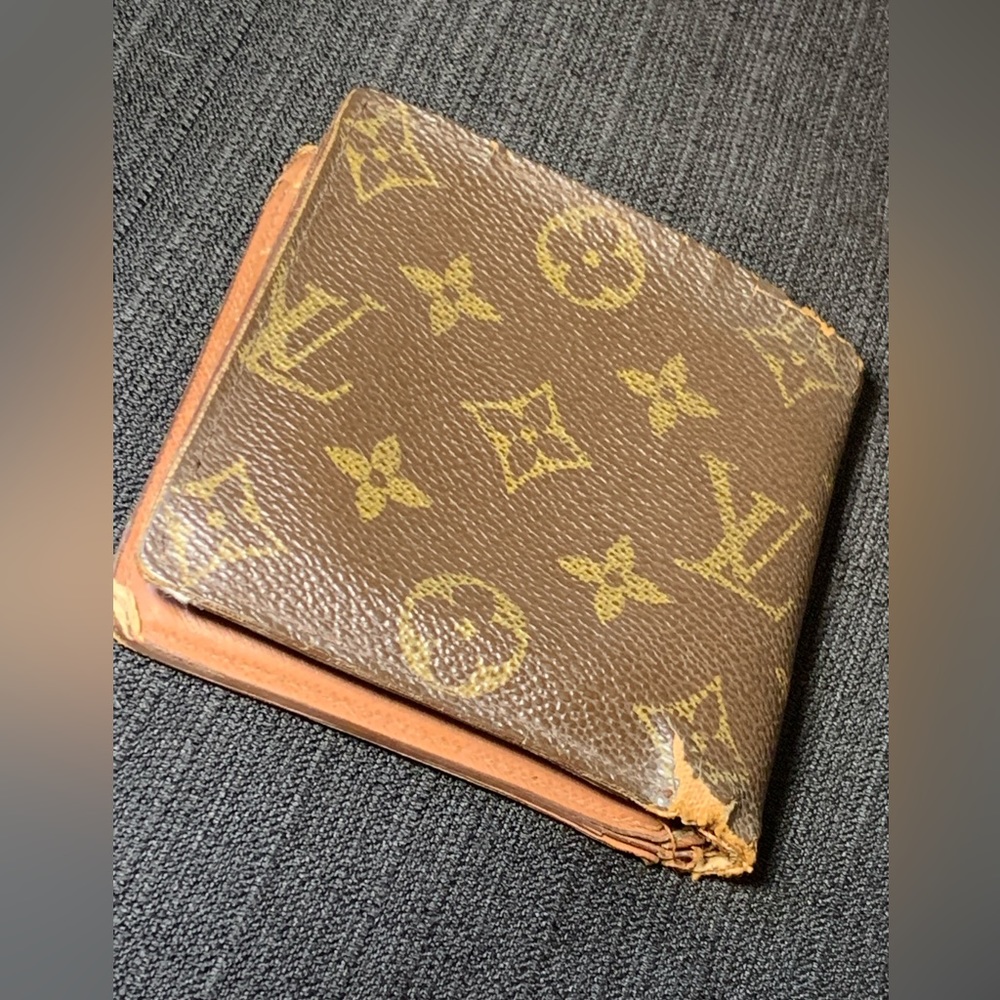 Louis Vuitton authentic vintage Portefeuille Marco M61675 Brown Monogram - Picture 3 of 12